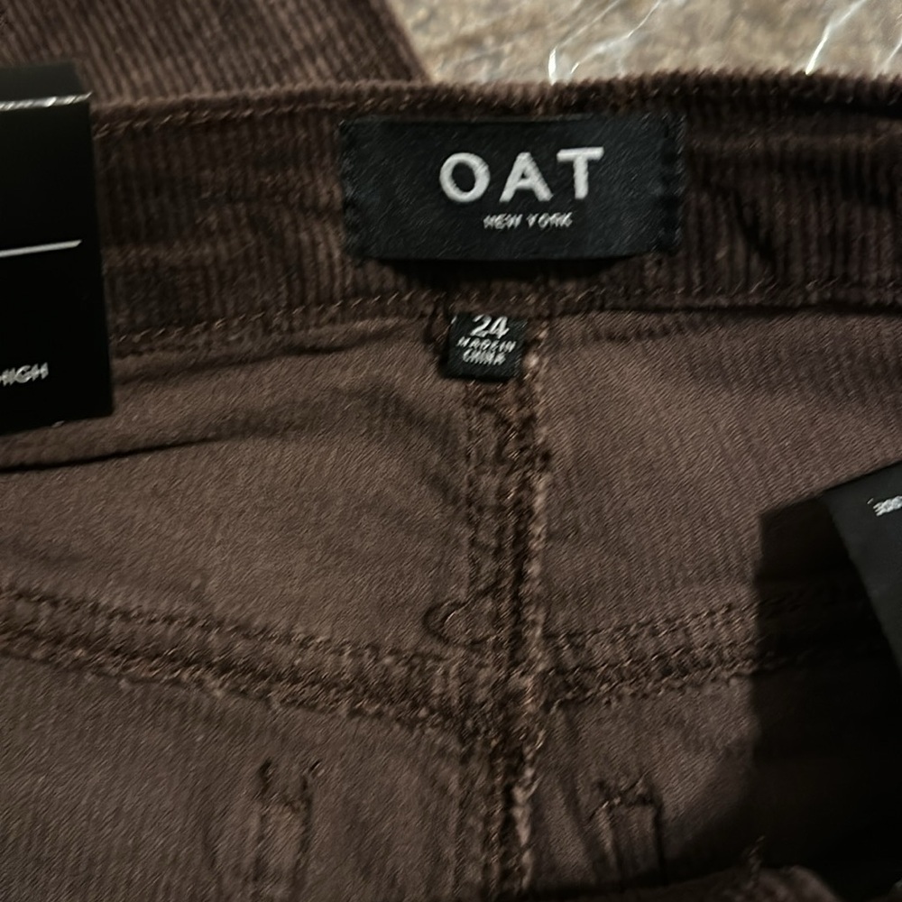 Oat New York Hi-Rise skinny Corduroy pants 24 - Picture 3 of 6
